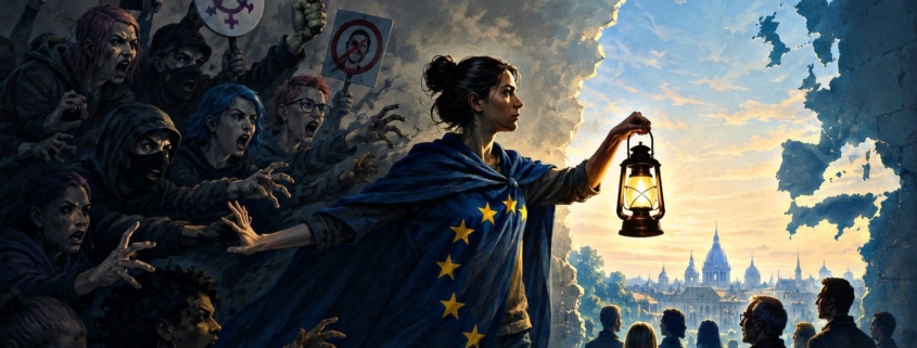 wokisme en Europe se croit progressiste • воукизм